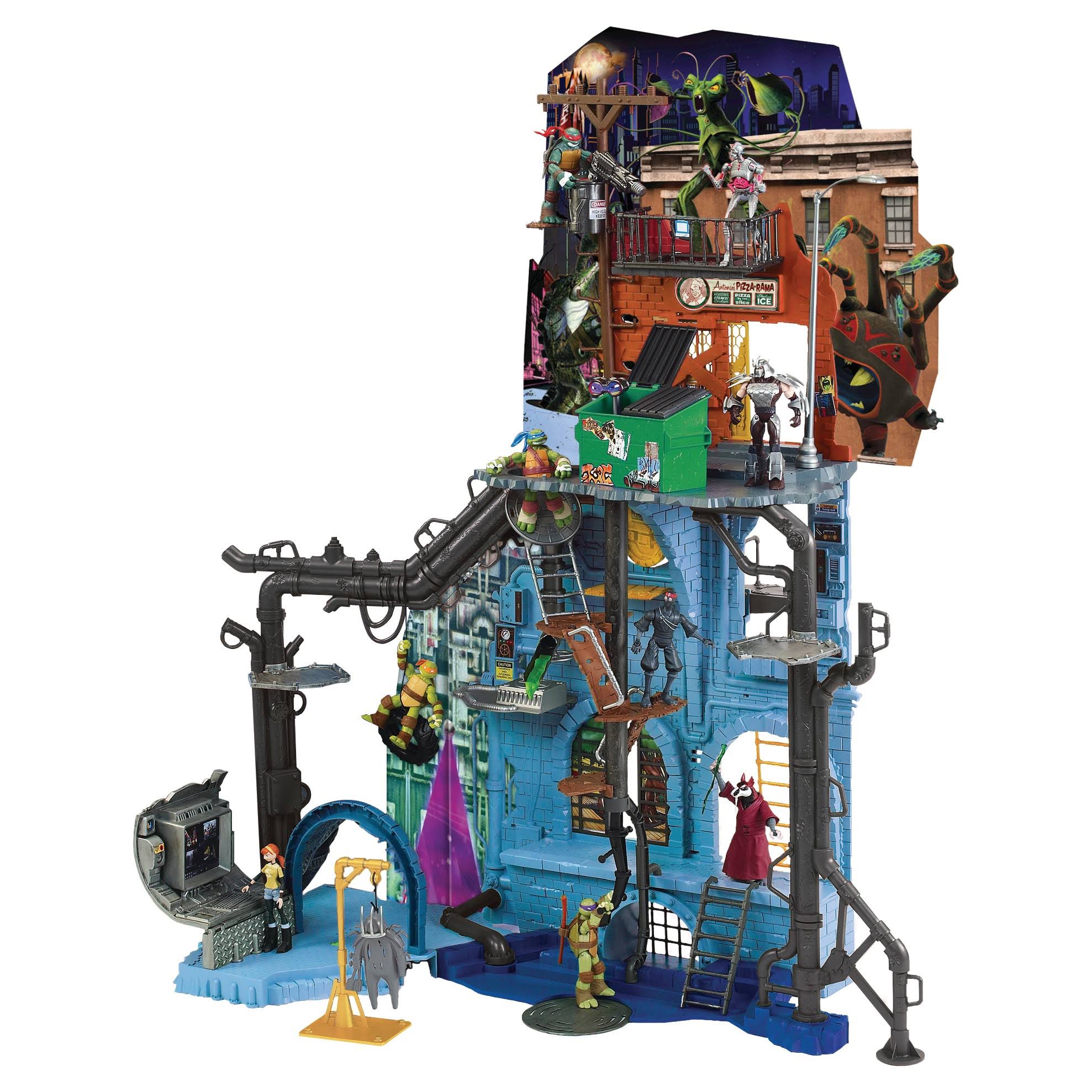 Teenage Mutant Ninja Turtles Secret Sewer Lair Playset with Sound HWZQ7 XNI33 73.32